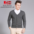 overSize Frühling Neue Slim Fit Männer Lange Einfache Umlegekragen Lässige Mens Kaschmir Strickjacke Pullover